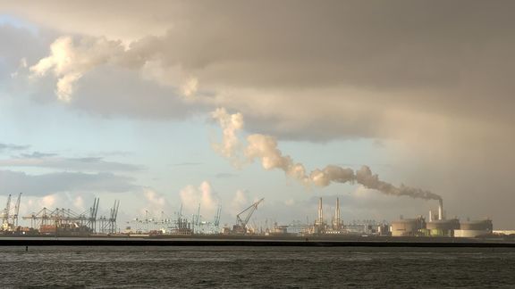 CO2-uitstoot in de Rotterdamse haven