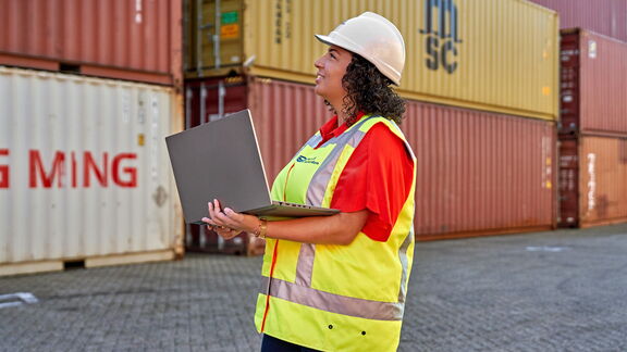 Medewerker containers