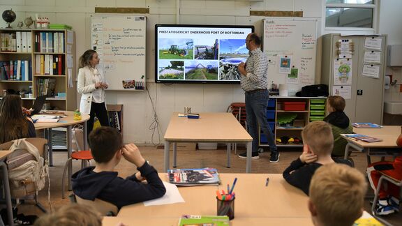 Presentatie over biodiversiteit in de haven van Rotterdam