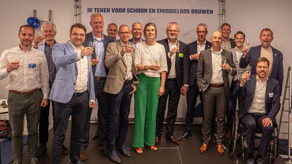 Proostmoment tijdens het zomerevent