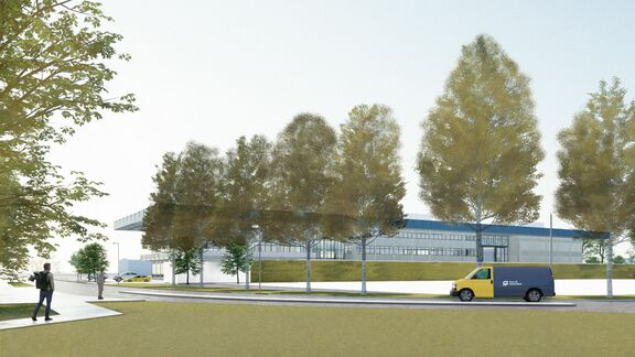  Aanzicht vanaf de noordzijde vanuit Heijplaat