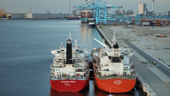 Ammonia bunkering in the port of Rotterdam