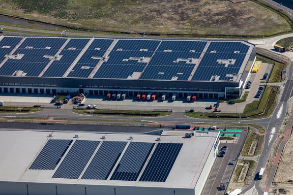 Zonnepanelen op daken