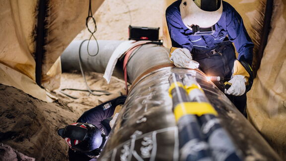 De laatste las van het waterstofnetwerk