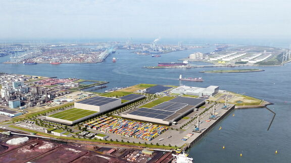 Artist impression Rotteredam Food Hub