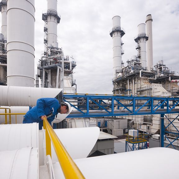 Man bij Air Liquide