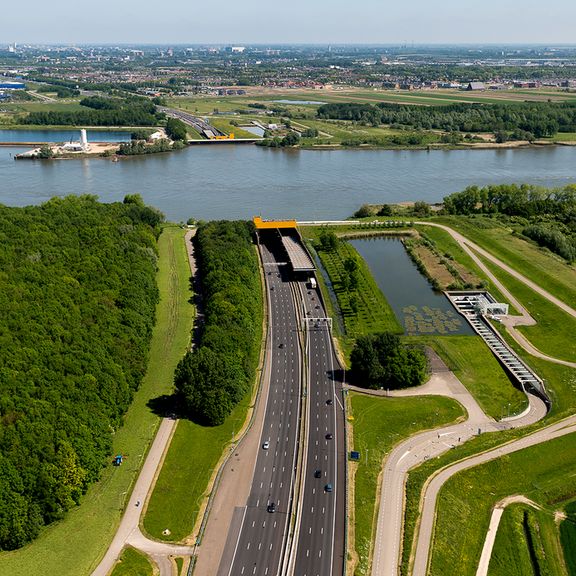 Kaart omleidingen Heinenoordtunnel afsluiting juli en aug 2024.