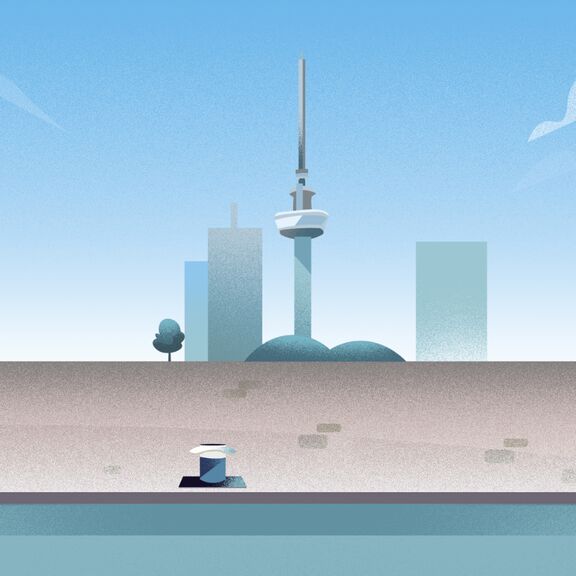 Illustratie Rotterdam