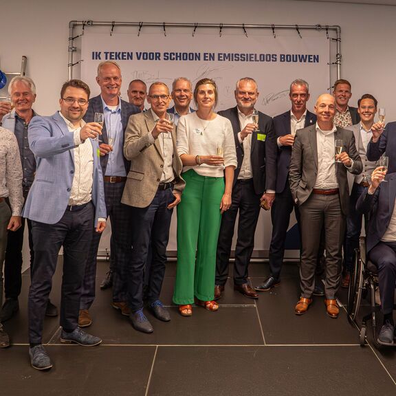 Proostmoment tijdens het zomerevent