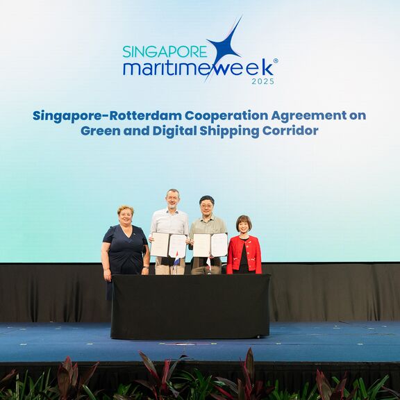 Eerste groene methanol in haven Rotterdam