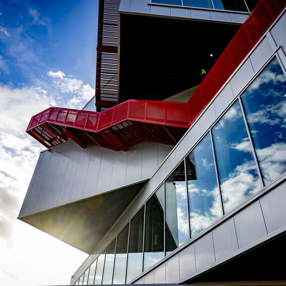 Portlantis gezien vanuit de duinen