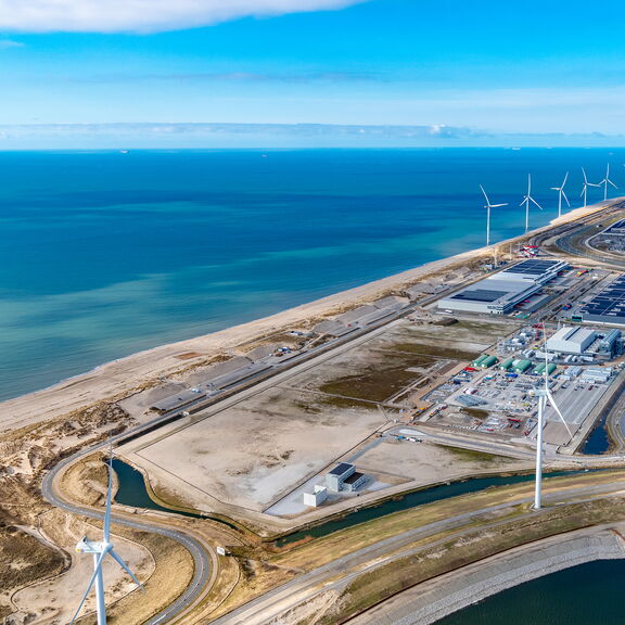 Luchtfoto Maasvlakte