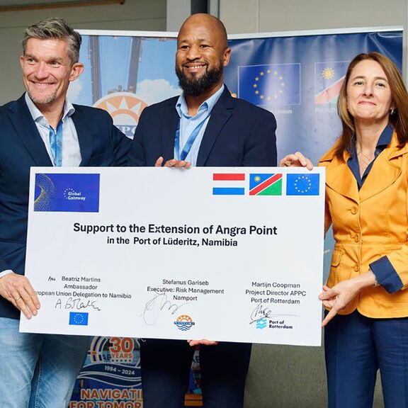 ondertekening van het Memorandum van Overeenstemming (MvO) tussen de Europese Unie en Namibië