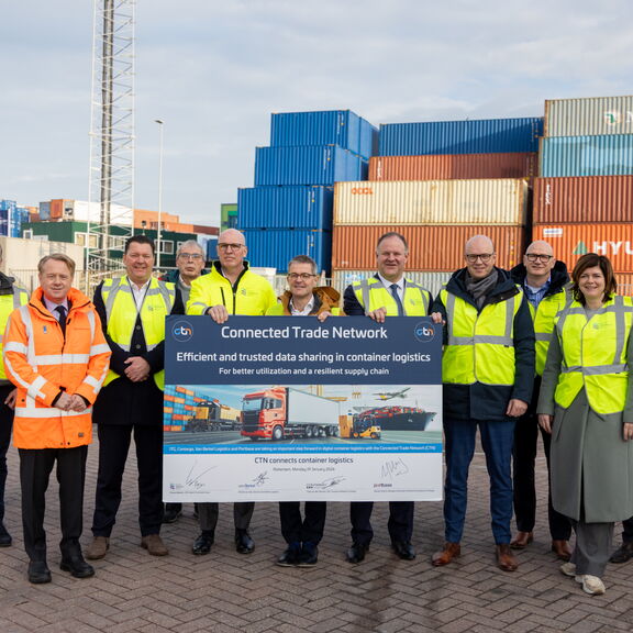 Start implementatie Connected Trade Network: nieuwe digitale stap in de containerlogistiek