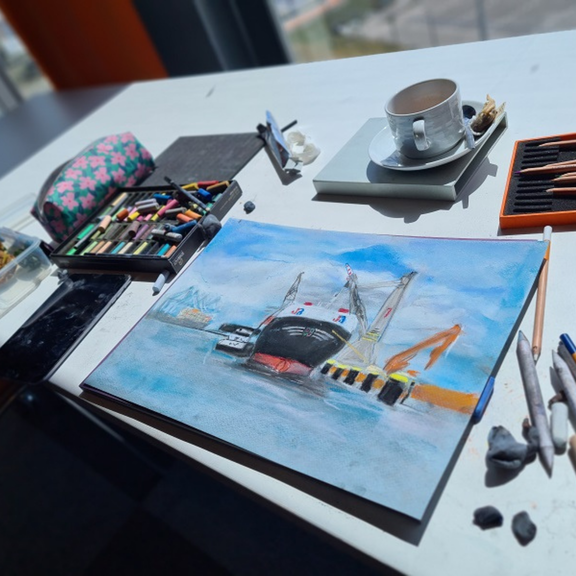 Tekenen-aquarelleren-workshop-portlantis