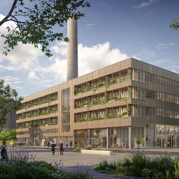 <meta charset="utf-8">Een impressie van Ferro Offices. Foto: Havenbedrijf Rotterdam